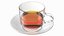 Cup of Tea with Saucer Half Full model