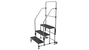 industrial Multifunctional Ladder 3D model