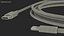 usb type-c lightning cable 3D