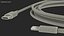 usb type-c lightning cable 3D