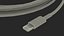 usb type-c lightning cable 3D