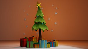 Low Poly Christmas Tree Xmas Tree