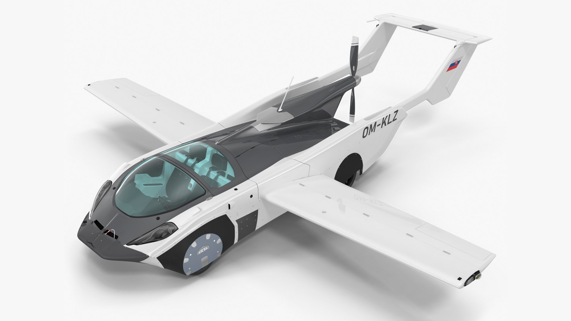 AirCar Fly 3D model preview