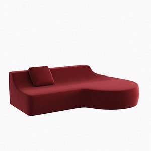 minotti hockney sofa design 3d model