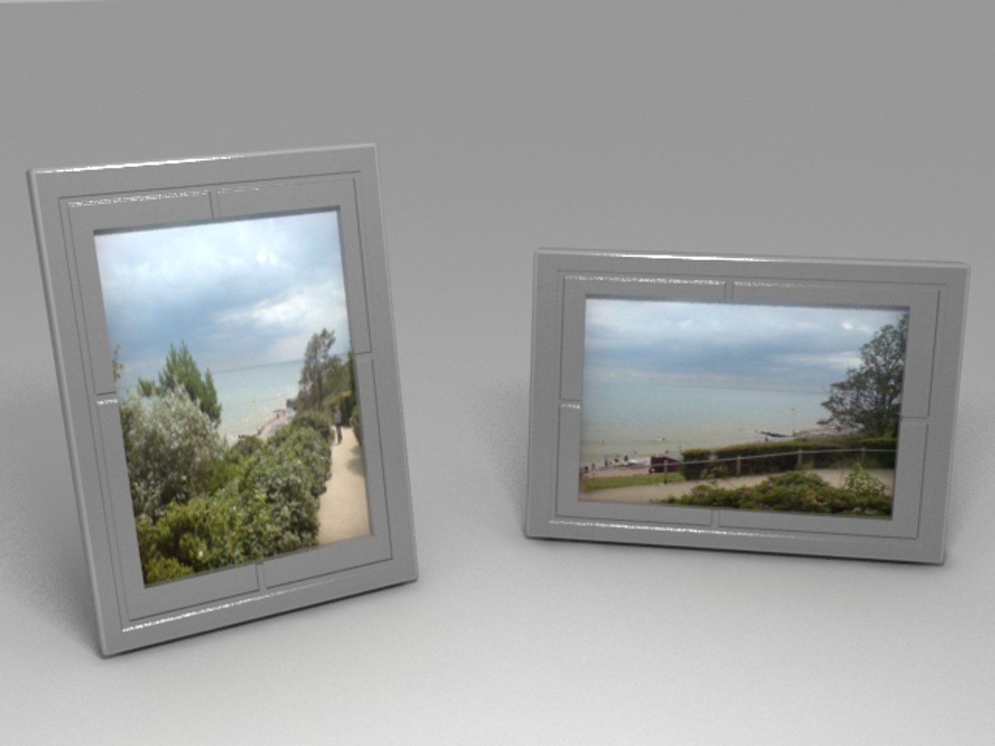 3d photo frames portrait landscape model