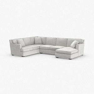 transitonal-sectional-sofa 3D model