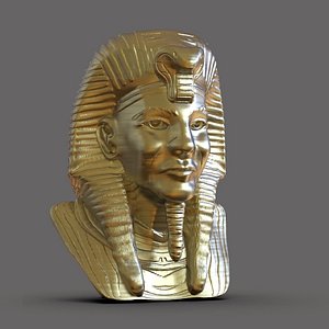 3D Egyptian Bust