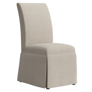 Skirted Dining Side Chair 3D model