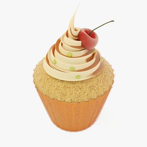 Cup Cake with Cream