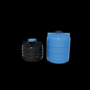plastic water tank 04 3D model 3D