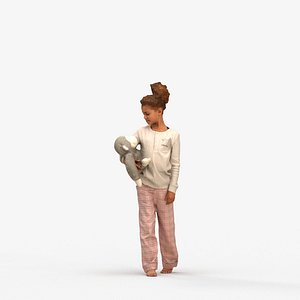 00364Evie008 - Young mixed-race girl relaxing at home in transitional seasonal clothing