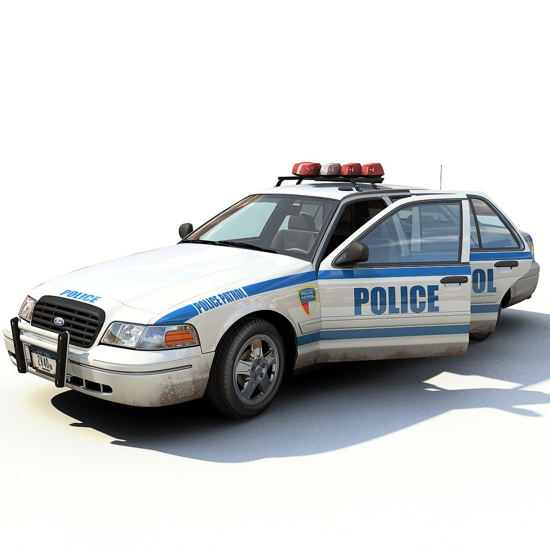 New York Police Interceptor 3d Model