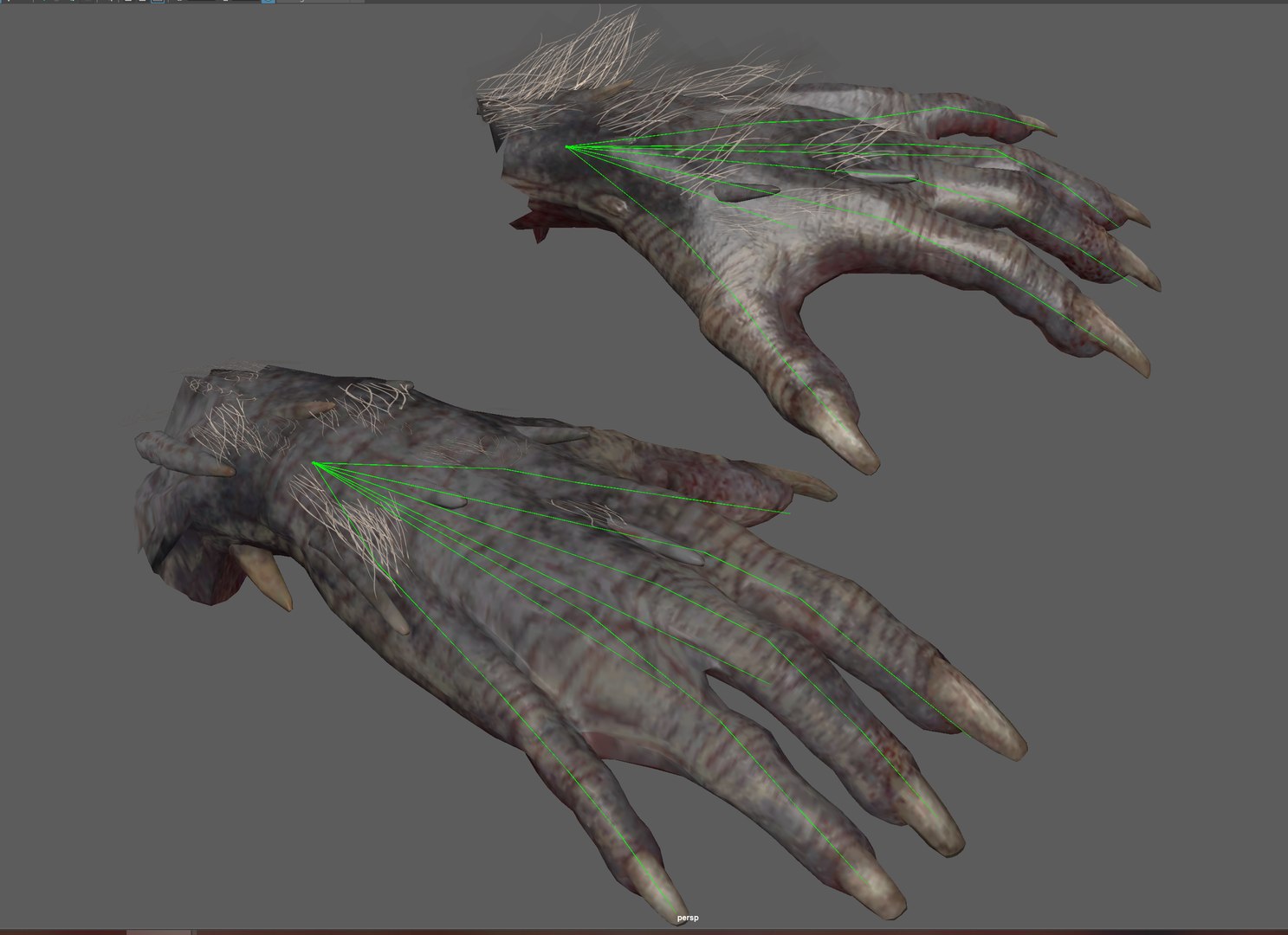 3D Model VR Monster Or Creature Hand Rigged - TurboSquid 1828418