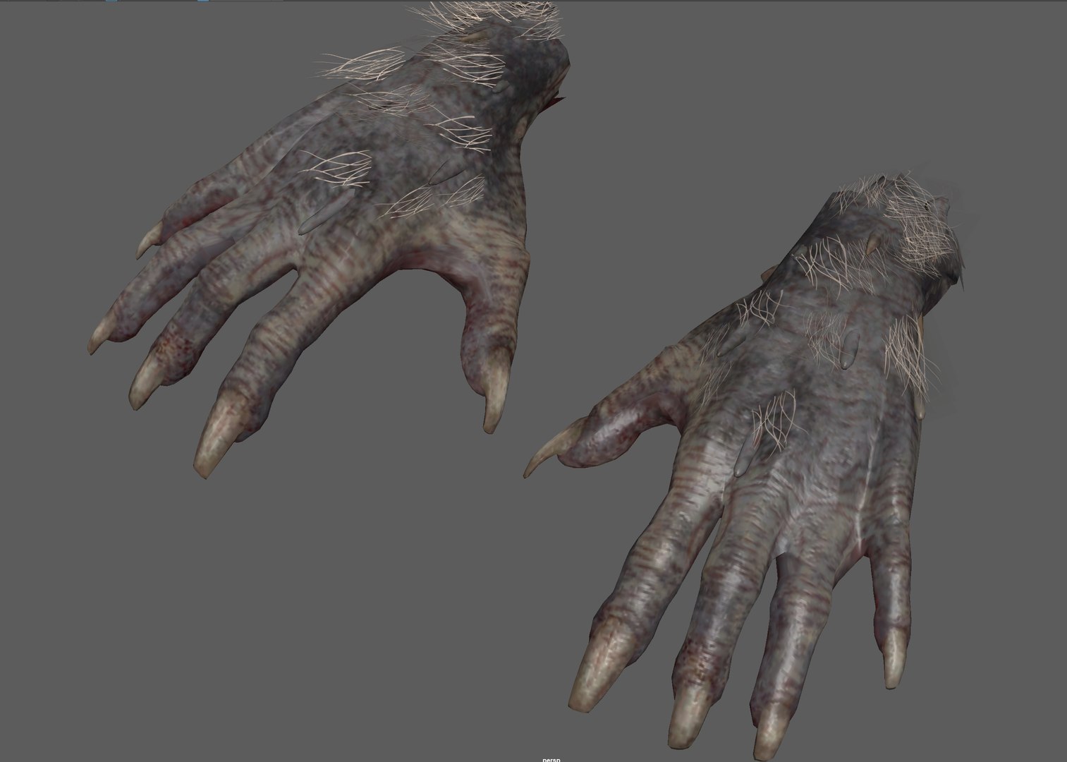 3D Model VR Monster Or Creature Hand Rigged - TurboSquid 1828418