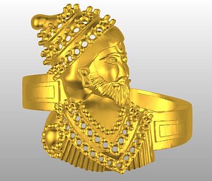 Chhatrapati Shivaji Maharaj Ring 3D