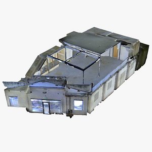 Realistic Building Site Interior 3D model