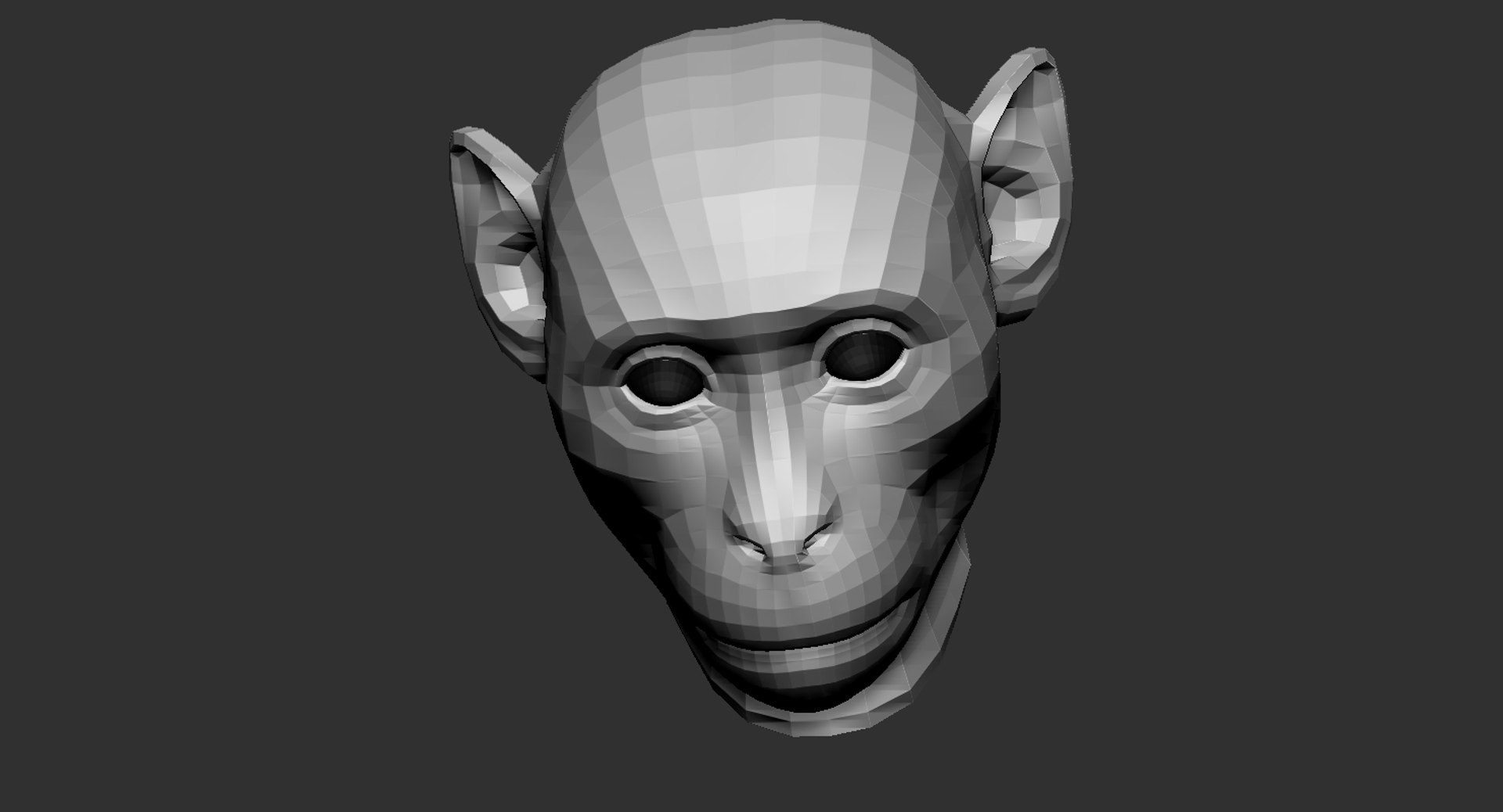 Monkey Head Base Mesh 3D Model - TurboSquid 1430797