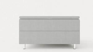 3D model Montana Box Bed 120x200