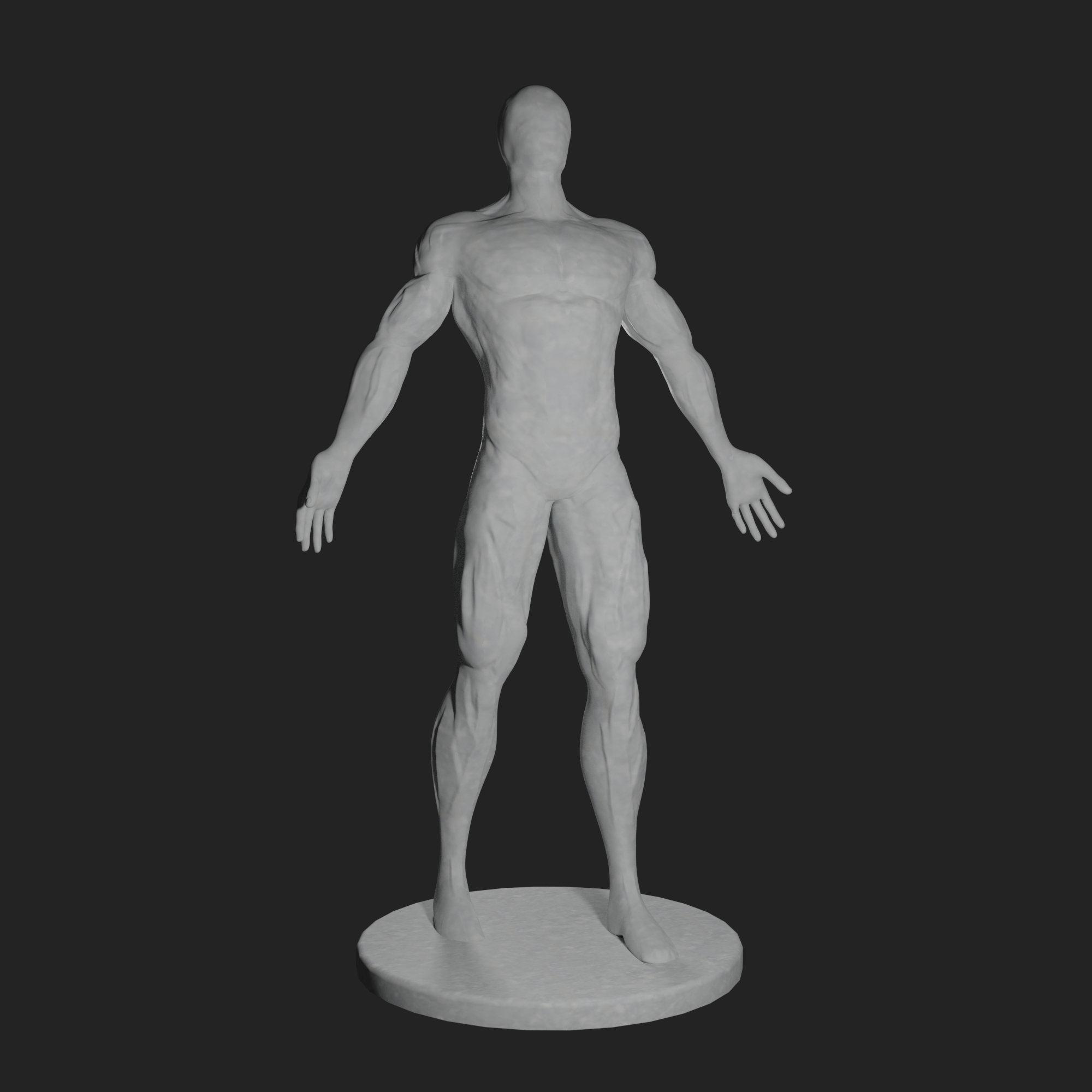 Statue realistic blender 3D model TurboSquid 1692368