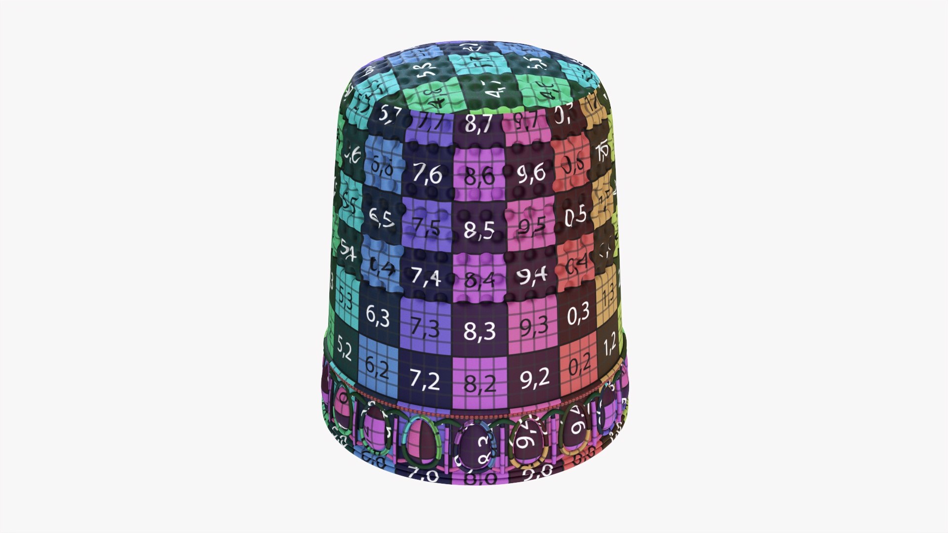 Vintage Metal Thimble 3D - TurboSquid 1786139