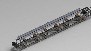 5 meters 500 mm WIDTH V TYPE BELT CONVEYOR WITH SCRAPER
