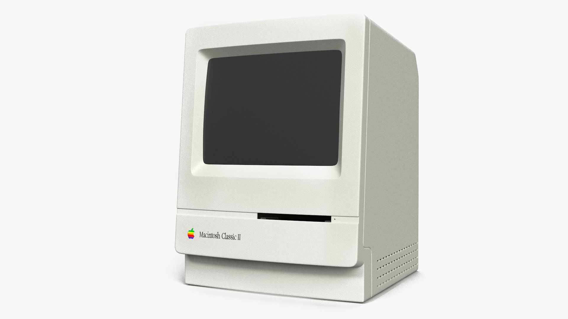 Vintage Apple Macintosh Classic II Computer 3D-Modell