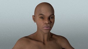 3D laomusic zbrush african female
