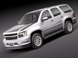 3ds max chevrolet tahoe hybrid 2010