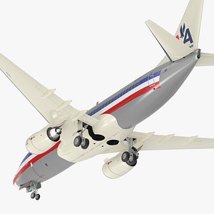 Boeing 737-700 American Airlines 3D Model
