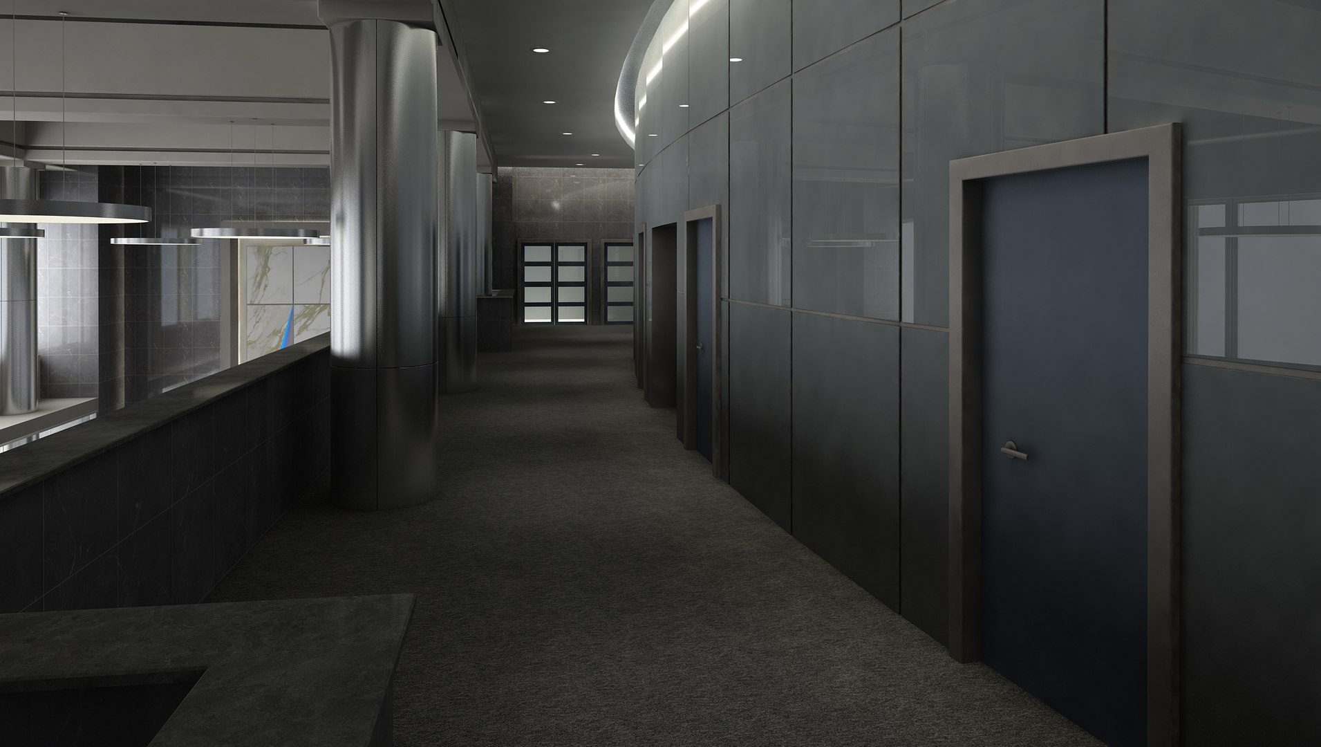 3D Lobby Interior - TurboSquid 1971502