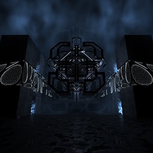 3D concepts strange dark futuristic