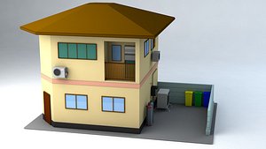 Japanese Suburban Rural House 1