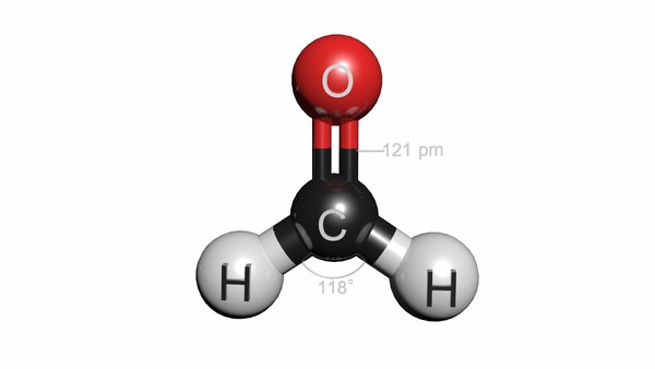 Ch2o formaldehyde 3D model - TurboSquid 1424336