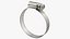 3D Hose Clamp Stainless Steel 30 44mm model