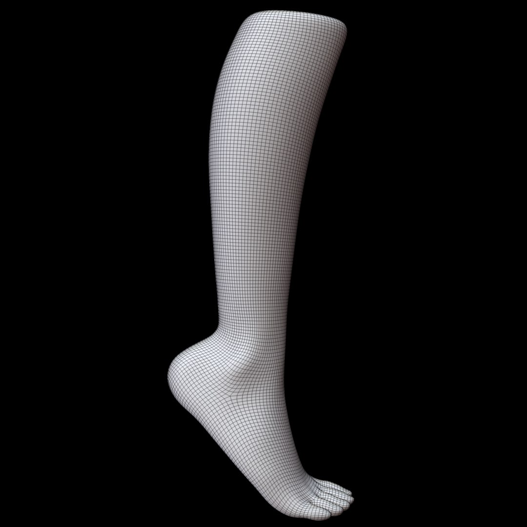3D Mannequin Foot Man - TurboSquid 1294182