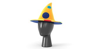 clown hat 3D model