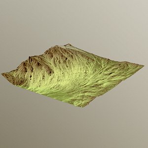 hills cliffs terrain obj