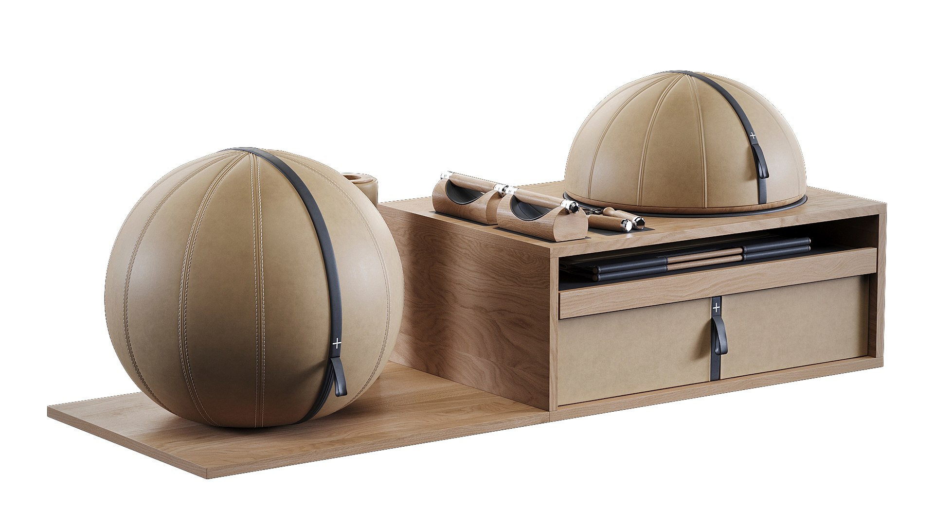 RACKA SET WITH FITNESS EQUIPMENT Model - TurboSquid 2336631