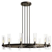 RAVELLE ROUND CHANDELIER Bronze