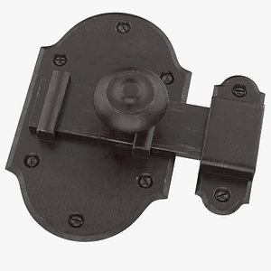 Old latch bolt target lock