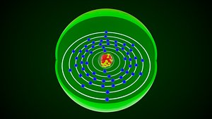 Lanthanum Chemical Element model