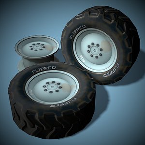 Wheel Game Ready Low Poly