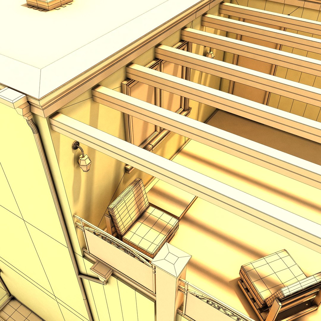 3d Model Of Family House