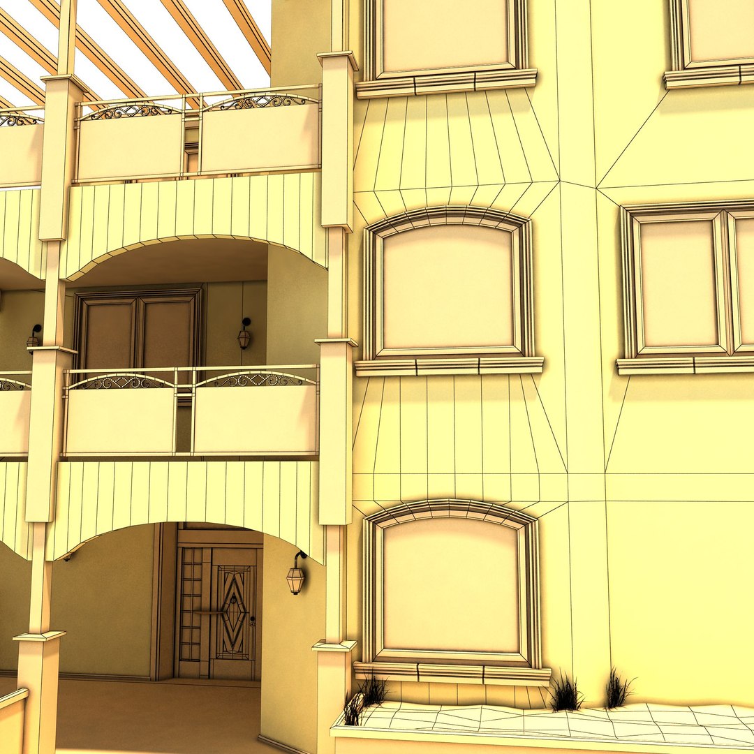 3d Model Of Family House