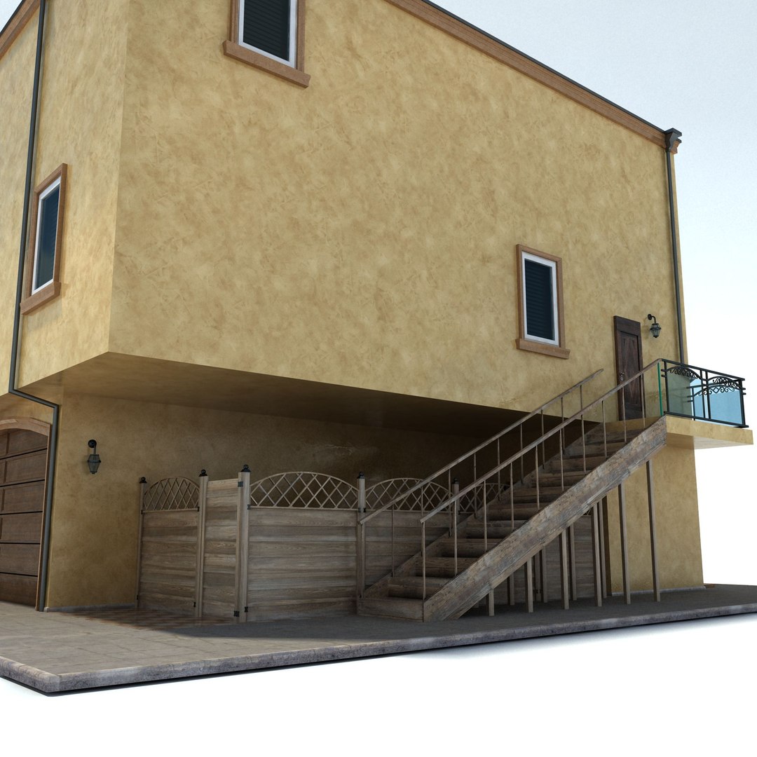 3d Model Of Family House