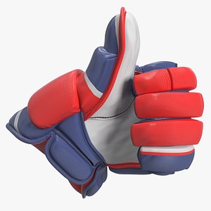 hockey glove thumb sign 3D