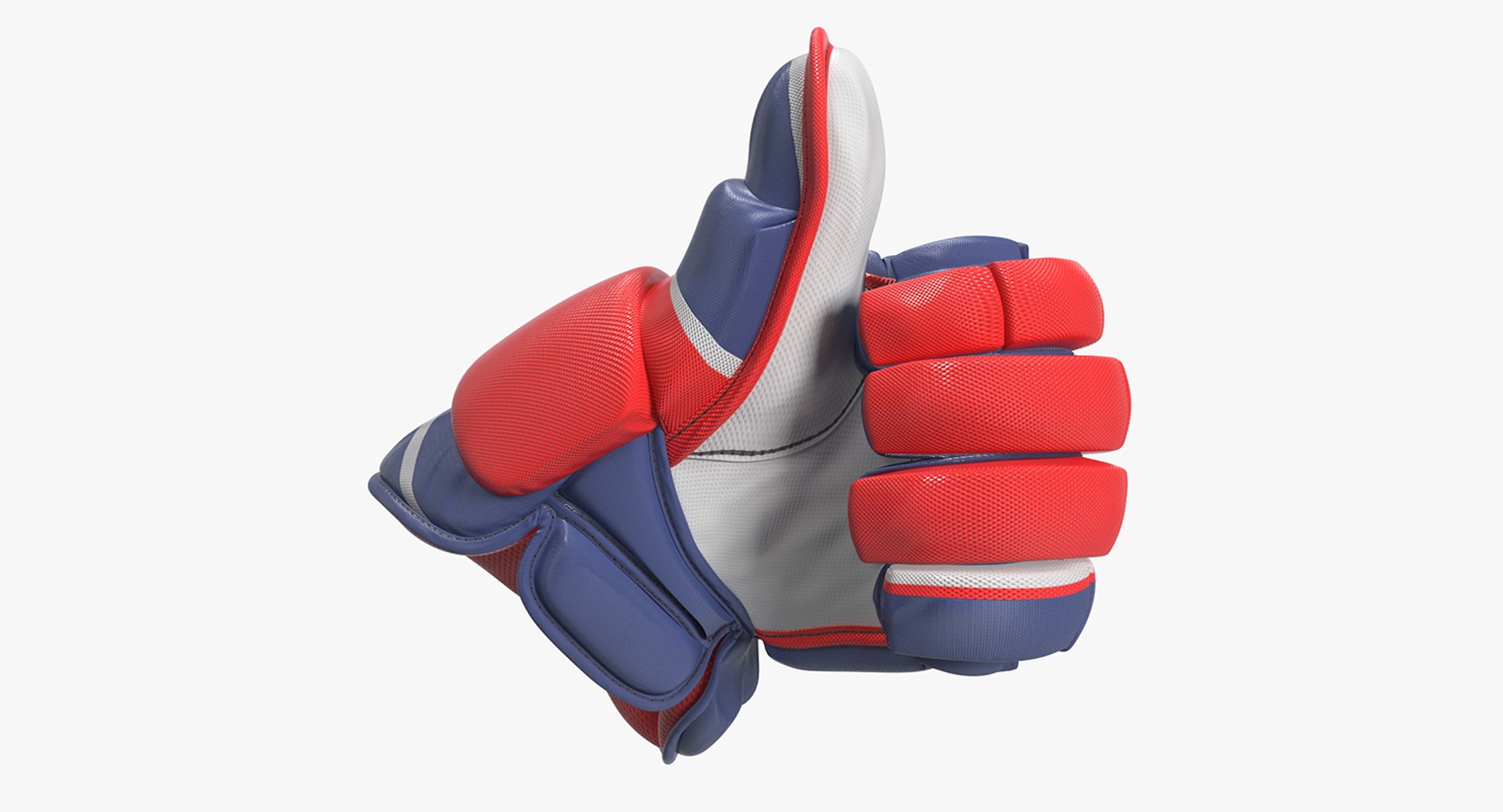 Hockey Glove Thumb Up Sign 3D Model 3D model preview