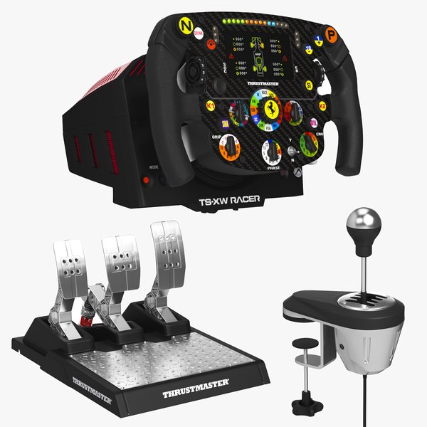 Thrustmaster Racing Steering Wheel Controller Set 3D model