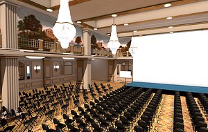 3D ballroom