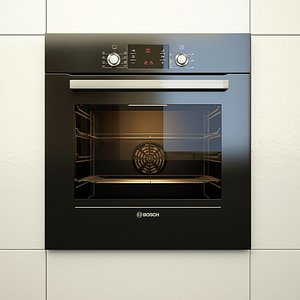 built oven bosch hbg43t360r 3d max